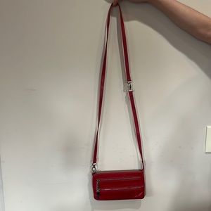 Hobo small crossbody red bag